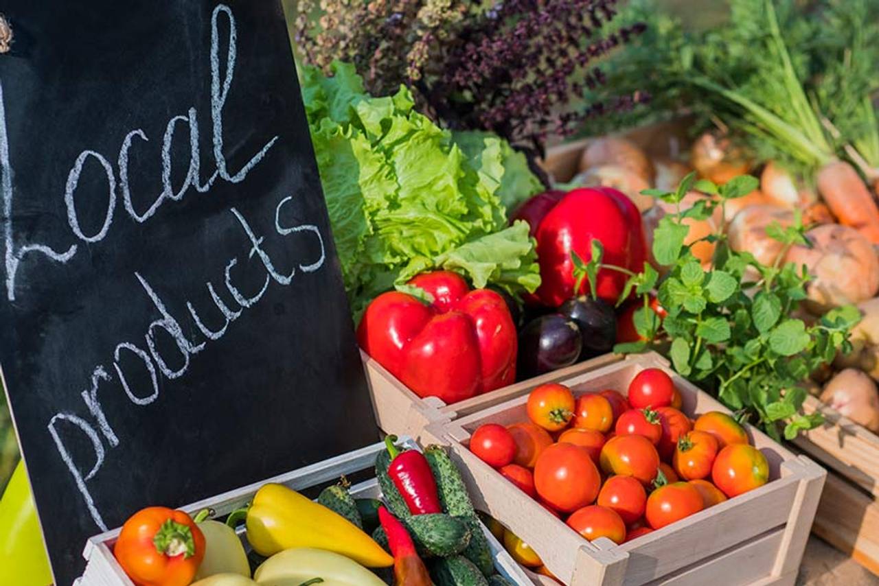Gibsons Public Market on the Sunshine Coast